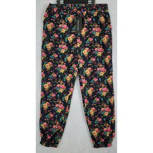 Alisha & Chloe Women's Blue Floral Lightweight Jogger Lounge Pants Size 1XL NWT